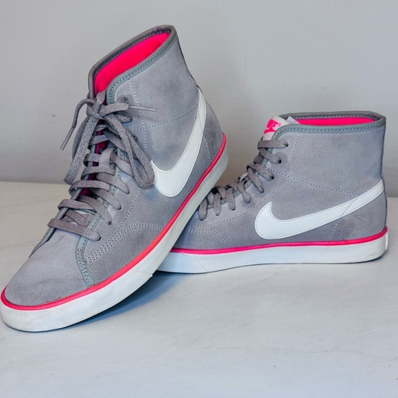 NIKE Retro Primo Court Mid Gray /Orange Suede - Picture 11 of 15